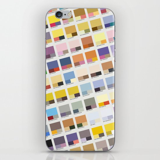Poke-Pantone 1 (Kanto Region) iPhone & iPod Skin