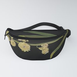 Hyacinthus Orientalis Ophir by Mary Delany Paper Collage Floral Flower Botanical Paper Mosaic Vintag Fanny Pack