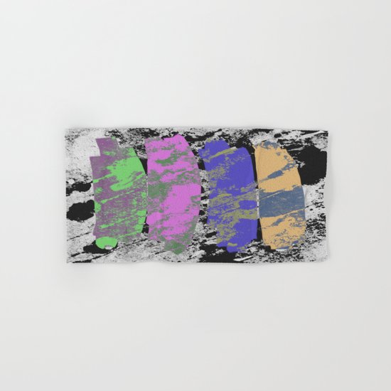 All 4 One - Abstract, textured artwork Hand & Bath Towel