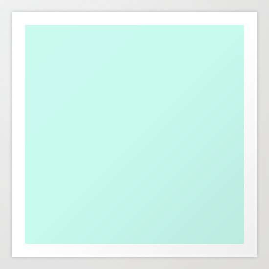 Sea Green Art Print