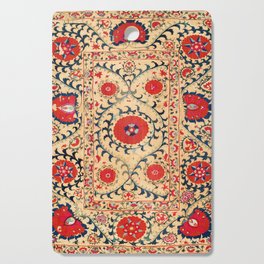 Samarkand Suzani Bokhara Uzbekistan Floral Embroidery Print Cutting Board