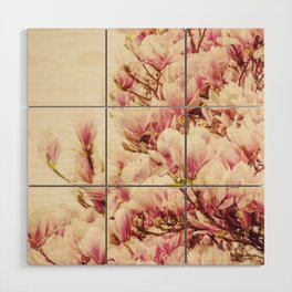 Oh Magnolia - Lilac Wood Wall Art