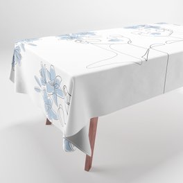 Blue Lily Girl Tablecloth
