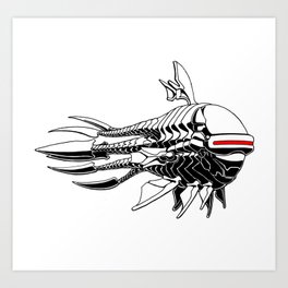 Punkfish Art Print