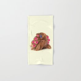 CURLY GUINEA PIG Hand & Bath Towel