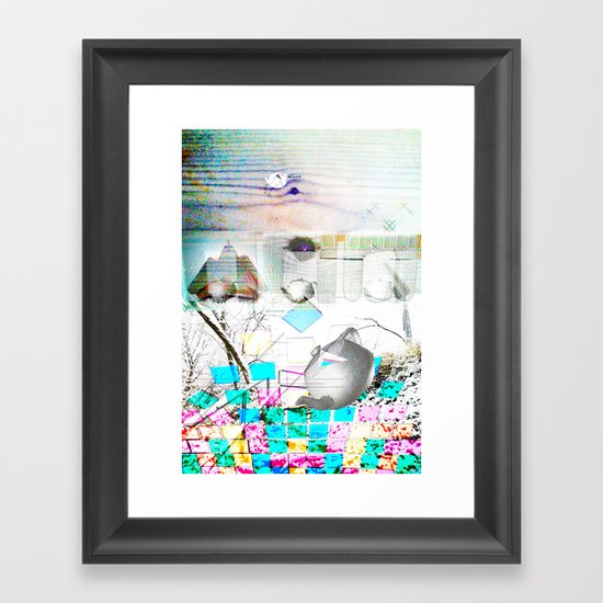 Xekdjeuqs Framed Art Print