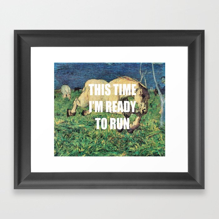 Ready to Gallop Framed Art Print