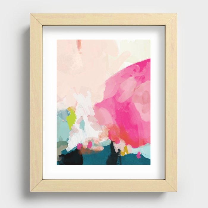 pink sky Recessed Framed Print