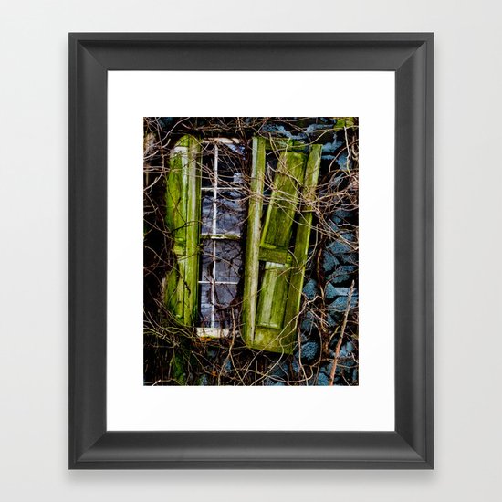 Crooked Framed Art Print