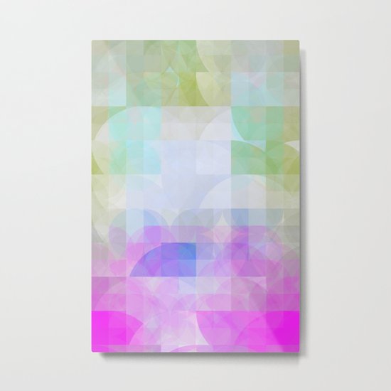 Retro Circles OO Metal Print