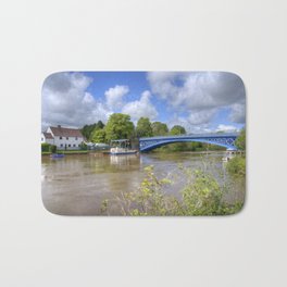 Stourport River Bridge Bath Mat | Boat, England, Ironbridge, British, Stourportbridge, Severnbridge, Riversevern, Stourport, Hdr, English 
