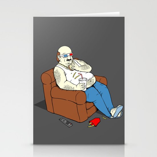 Couch Potato Stationery Cards