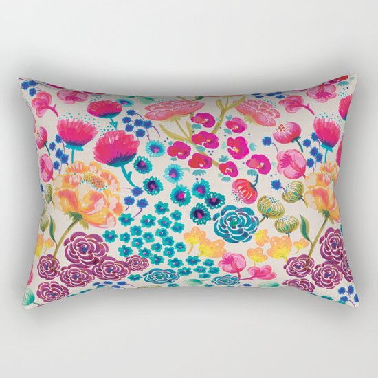 Flowers II Rectangular Pillow