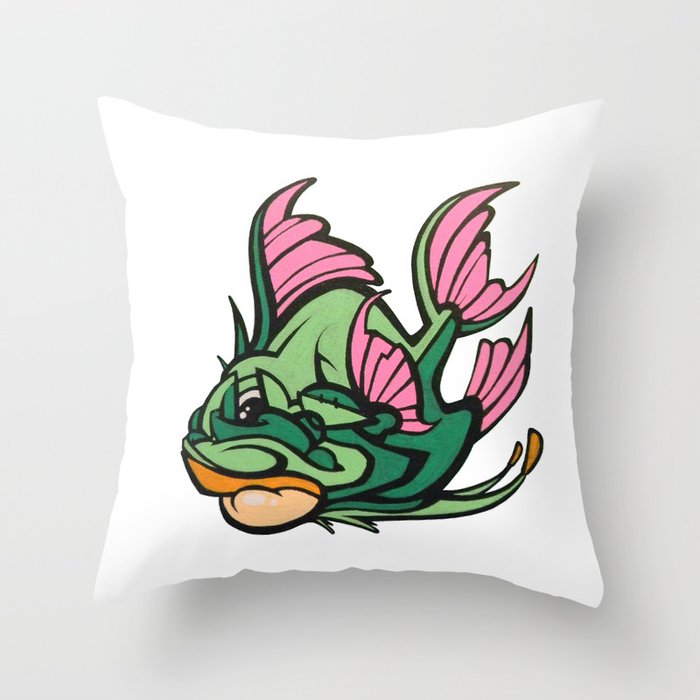 Fish 3 Throw Pillow