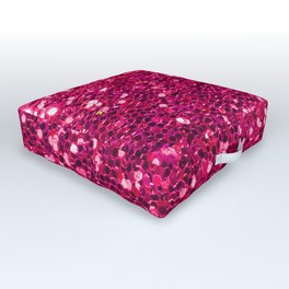 Pink Glitter Outdoor Floor Cushion