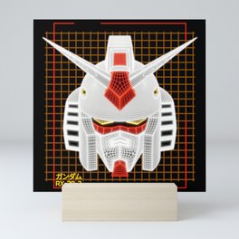 Gundam RX-78-2 Wireframe Mini Art Print