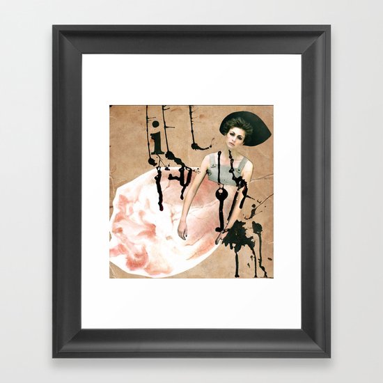 My heart Framed Art Print
