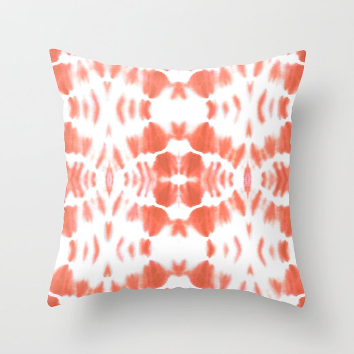 BOHEMIAN TANGERINE Throw Pillow by Nika Society6