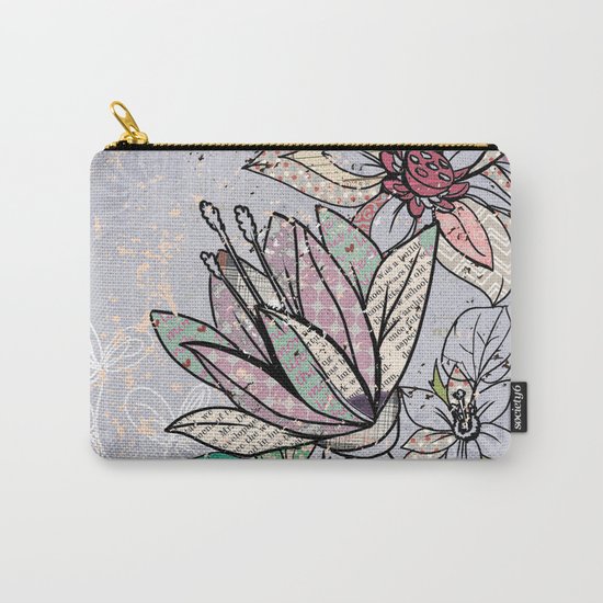 Paper Flowers #3 Carry-All Pouch