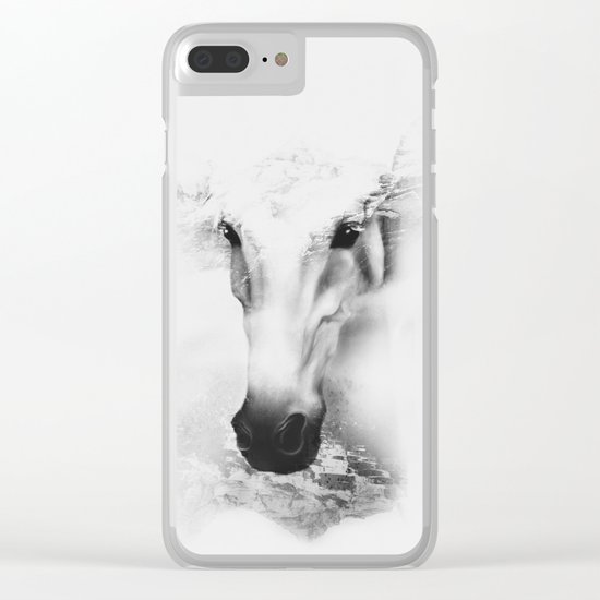 HORSE Clear iPhone Case