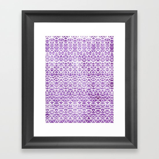 Tribal Mosaic Framed Art Print