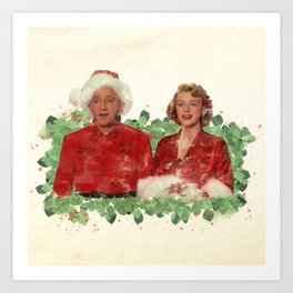 Bob & Betty (White Christmas) Art Print