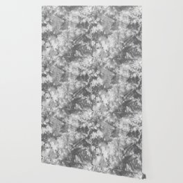 Grey Tie Dye Abstract Pattern Wallpaper