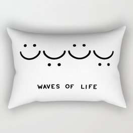 Waves of Life Rectangular Pillow
