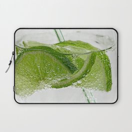 Green Limes In Soda Laptop Sleeve