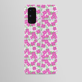 Retro Desert Flowers Hot PInk Android Case