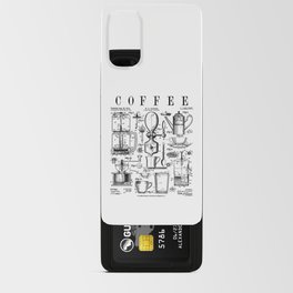Coffee Drinker Lover Caffeine Addict Vintage Patent Print Android Card Case
