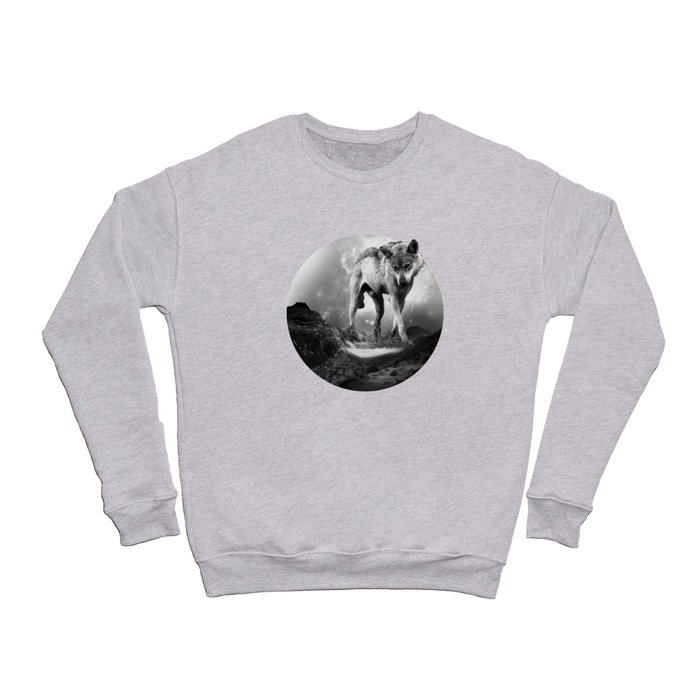 Galactic Wolf Crewneck Sweatshirt