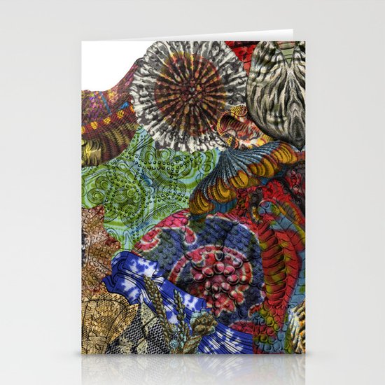 Psychedelic Botanical 3 Stationery Cards