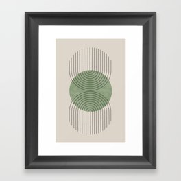 Perfect Touch Green Framed Art Print