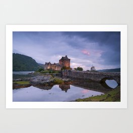 The Castle on the Lake Art Print