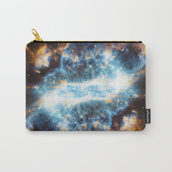 Stark Blue Nebula Carry-All Pouch