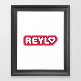 Reylo Valentine Framed Art Print