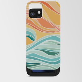 Sea and Sky Abstract Landscape iPhone Card Case