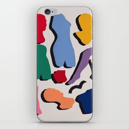 Mannequin cut out abstract iPhone Skin
