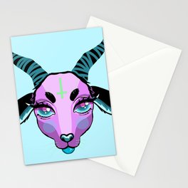 Pastel Goat Stationery Cards