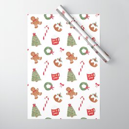 Christmas Holiday Pattern Wrapping Paper