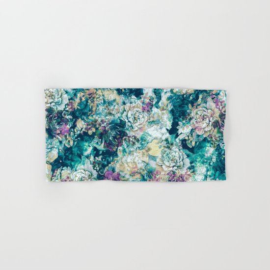 Frozen Flowers Hand & Bath Towel