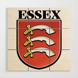 Essex Shield. Wood Wall Art