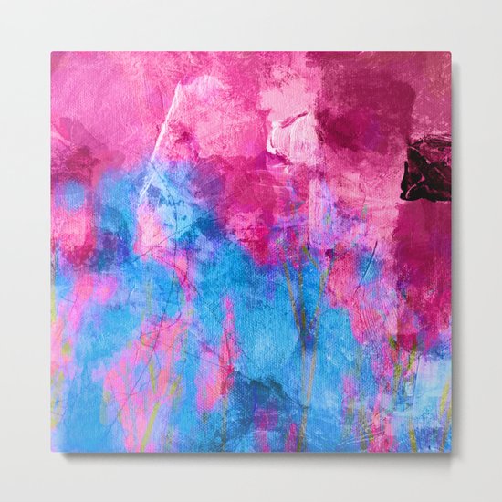 Lavender Field Metal Print