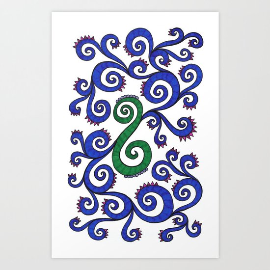 Simple Fun 2 Art Print