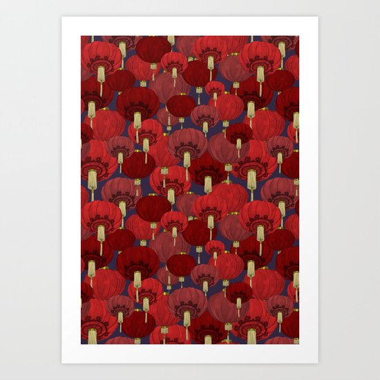 Chinese Lanterns Art Print