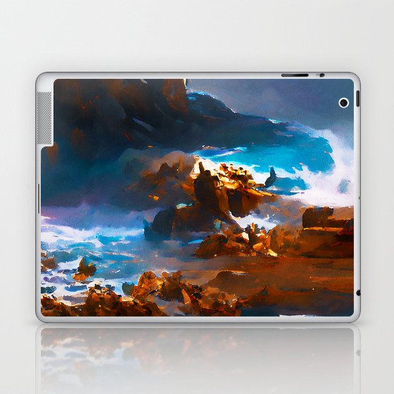 Stormy Ocean Laptop & iPad Skin