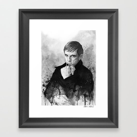 Barnabas Collins DARK SHADOWS Framed Art Print