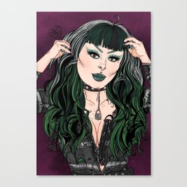 Green Queen Canvas Print