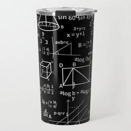 Mathematics Formulas Travel Mug